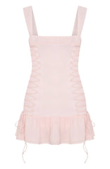 Rush In Mini Dress Baby Pink