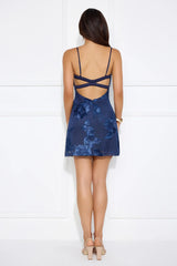 Songs Written Mesh Mini Dress