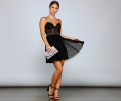 Prue Formal Embroidered Sequin Party Dress