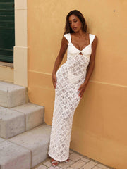 Bioa-Maxi-Dress-Ivory
