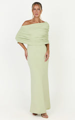 Capri Maxi Dress - Cape Dress in Sage