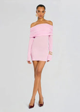 Galli Rib Knit Mini Dress
