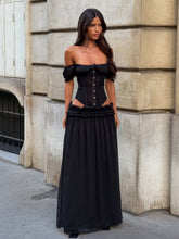 Lubela-Maxi-Skirt-Black