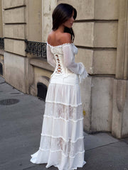 Solalnes-Skirt-White