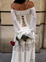 Solalnes-Skirt-White
