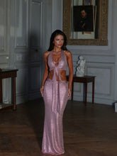 Zella-Maxi-Dress-Metallic-Pink
