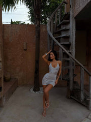 Esmeralda-Mini-Dress-Silver
