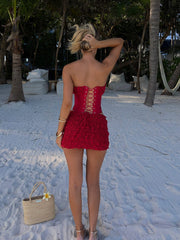 Zofia-Mini-Skirt-Red-1